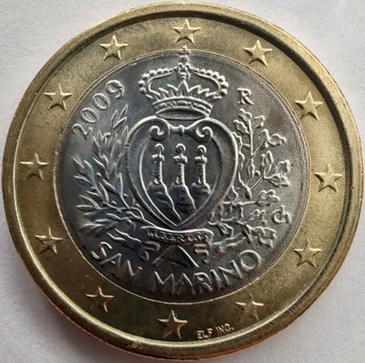 1924 - San Marino 1 euro, 2009