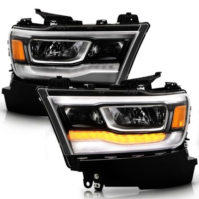 Dodge ram 1500 laramie 2019-2024 лампа full led комплект права + ліва світла фото №1