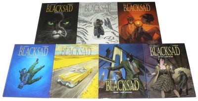 Canales , Guarnido - BLACKSAD - tomy 1-7 -tw.opr !