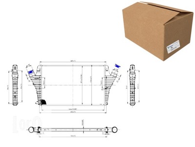 ИНТЕРКУЛЕР VECTRA C 02- SIGNUM 02- 2.0 16V DTI 2.2 16V DTI ABAKUS