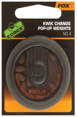 Ciężarki Kwik Change Pop Up Weight 0,2g No.4 Fox