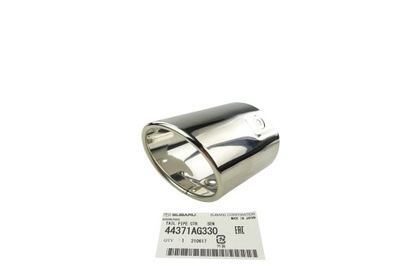 Наконечник глушника накладка na труба вихлопна subaru legacy outback 05-09 фото №1