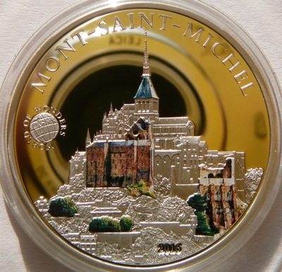 5$ PALAU 2016 FRANCJA MONT SAINT MICHEL CUDA ŚWIATA +CE