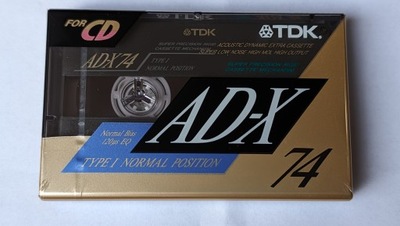 TDK AD-X 74 1991r Japan 1szt