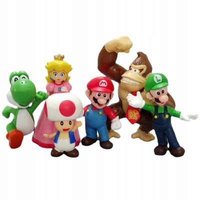 6 figurek Super Mario MARIO