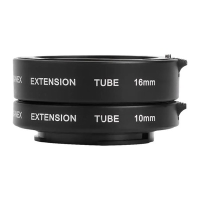 Auto Focus pierścienie pośrednie makro Set 10mm 16mm for Sony NEX E-~2246