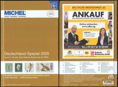 KATALOG MICHEL NIEMCY SPECJALIZOWANY. T2 (od roku 1945) 2025