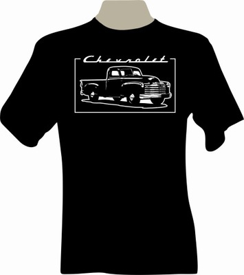 KOSZULKA T-shirt nadruk chevrolet PICK UP 3800 '53 