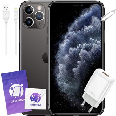 SMARTFON IPHONE 11 PRO MAX 512GB GRATIS SZYBKA ŁADOWARKA + FOLIA +SŁUCHAWKI