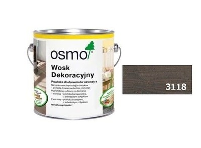 OSMO Wosk Dekoracyjny Granitowy Szary 0,125L 3118