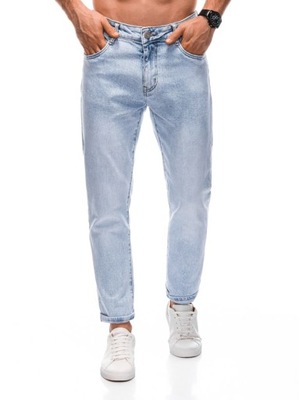 Spodnie męskie jeansowe P1404 jeans 40 defekt