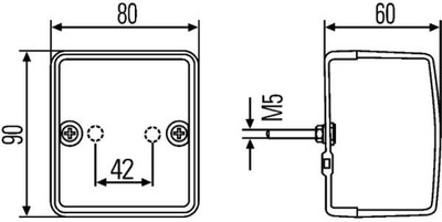 HELLA 2BA 996 012-071 Lampa kierunkowskazu