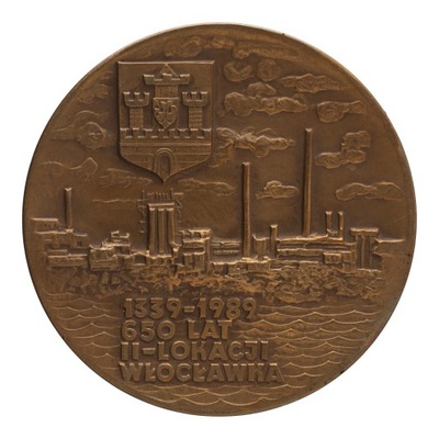 MEDAL Pamiątkowy 650 lat II-Lokacji Włocławka