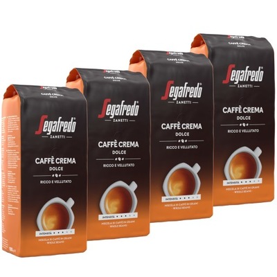 Kawa ziarnista Segafredo Caffè Crema Dolce 4x1kg