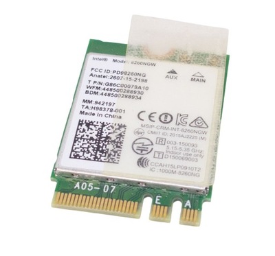 Karta Wifi do Toshiba Satellite A50-C G86C00079A10