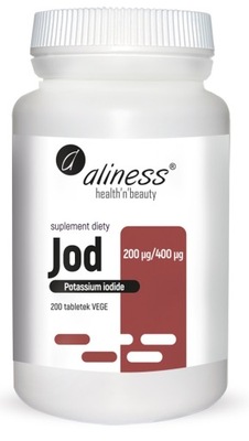 Suplement diety Aliness Jod tabletki 200 szt.