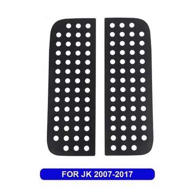 CAR REAR TRIANGLE WINDOW GLASS PANEL TRIM FOR JEEP WRANGLER JK JL UN~60583  