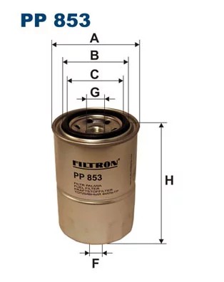 PP853 FILTER FUEL  