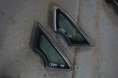 Kia ceed ii 12-16 стекло стекло левая правая перед передняя хром фото №1