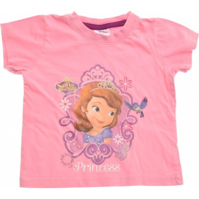 DISNEY t-shirt dziewczęcy Księżniczka Zosia 98