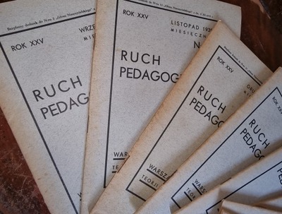 Ruch Pedagogiczny nr 1,3,,4,5,6,7,8,9 rok 1935