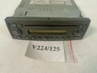 RADIO FIAT DUCATO JUMPER BOXER 06- NO V224/125  