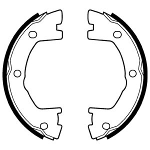 DELPHI КОМПЛЕКТ КОЛОДОК ТОРМОЗНЫХ LS2115