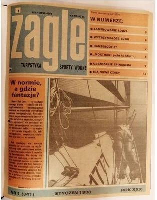 ŻAGLE STYCZEŃ - GRUDZIEŃ 1988
