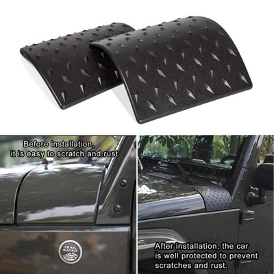 1 Pair Cowl Body Armor Cover Fit Jeep Wrangler Rubicon Sahara JK U~56255 