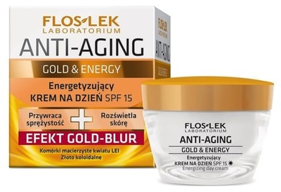 FLOSLEK Anti-Aging - Krem Energetyzujący SPF 15