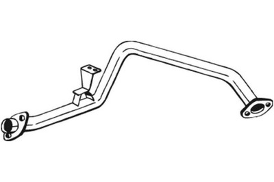 BOSAL ТРУБКА ВЫПУСКНАЯ СРЕДСТВО TOYOTA LAND CRUISER 2.4D 10.85-05.90 фото