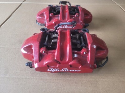 Giulia stelvio qv 2,9 суппорт тормозной задний 4 поршень фото №1