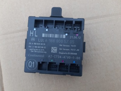 Модуль двері лівий задня mercedes ml 166 a166905705 фото №1