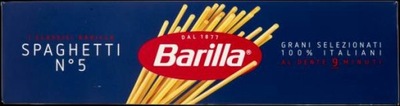 Barilla Spaghetti n.5 włoski makaron długi 500g