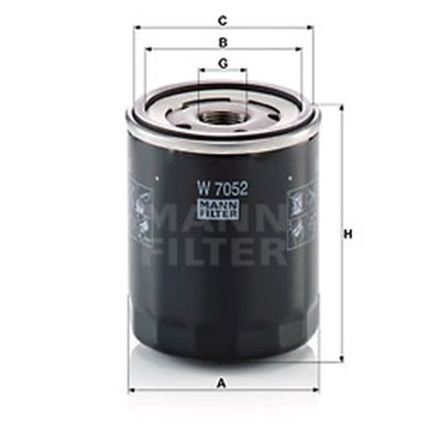 FILTRAS ALYVOS MANN-FILTER W 7052 