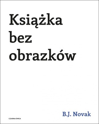 Książka bez obrazków w.2 Czarna Owca