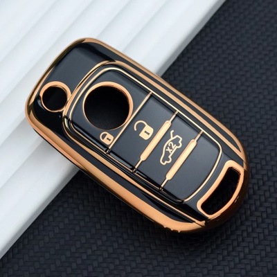 BLACK KEY COVERTPU FLIP LLAVES CASE COVER SHELL PARA FIAT TIPO TORO NUOVO FRE  