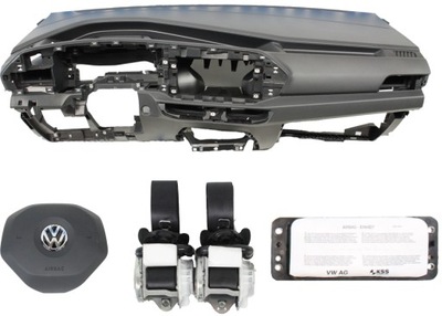 Приборная панель консоль подушка безопасности ремни vw caddy фото №1