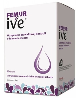 Femur-Ive utrzymanie prawidłowej kontroli oddawania moczu 60 kapsułek