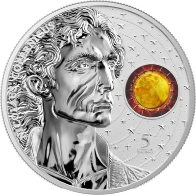 5 euro - Mikołaj Kopernik 2023 - Malta - 1 oz Ag