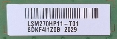 Matryca LCD 27" TPM270WF1-HP11 REV.T01A Ekran LSM270HP11-T01