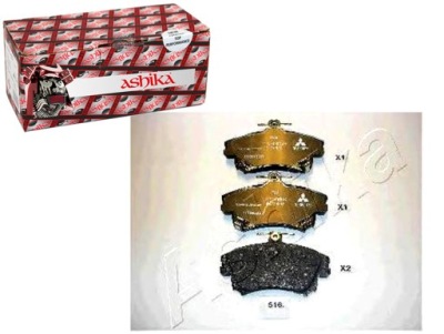 Тормозные колодки тормозные ashika 4605a658 m850976 mz690339 фото №1