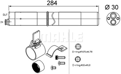 MAHLE AD 251 000S OSUSZACZ, KONDICIONAVIMAS 