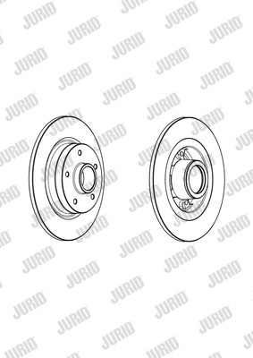 Диск тормозной/задний/ renault fluence 12- фото №1
