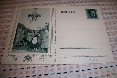 III Rzesza propagandowa karta pocztowa 1937 Adolf Hitler Reichsbauerntag