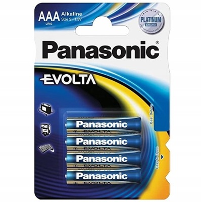 Panasonic EVOLTA Bateria alkaliczna AAA R03 1,5V