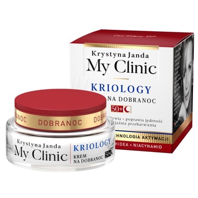 MY CLINIC KRIOLOGY Krem na noc 50+ Zmarszczki