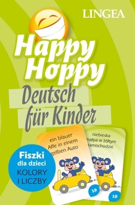 Happy Hoppy. Fiszki dla dzieci. Kolory i liczby.