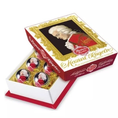 REBER MOZART KUGELN PRALINY ORIGINAL 120 GRAM