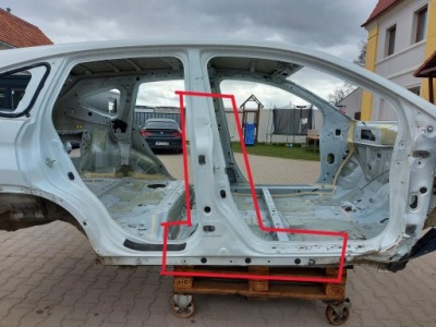 Honda crv iv 4 блок двигателя порог правый фото №1